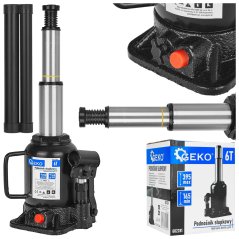 Zdvihák hydraulický dvojstupňový, nosnosť 6.000kg, zdvih 165-395 mm, GEKO