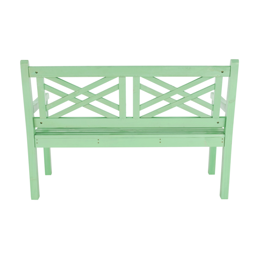 Gartenbank aus Holz, neo-mint, 124 cm, FABLA