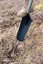 Strend Pro Premium RedShark Spaten, schmal, Drainage, mit Fiberglasstiel D 1280 mm