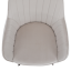 Designer-Sessel, beige Samtstoff, AURIL