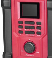Radio Worcraft CBTS-S20LiH, DAB+FM, 20V, Bluetooth, AUX, 2x15W