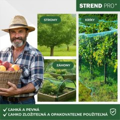 Sieť Strend Pro, 2x10 m, oko 18 mm, proti vtákom, PE