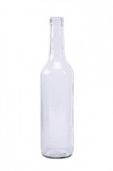 Láhev na alkohol sklo 500 ml SPIRIT bílá mix