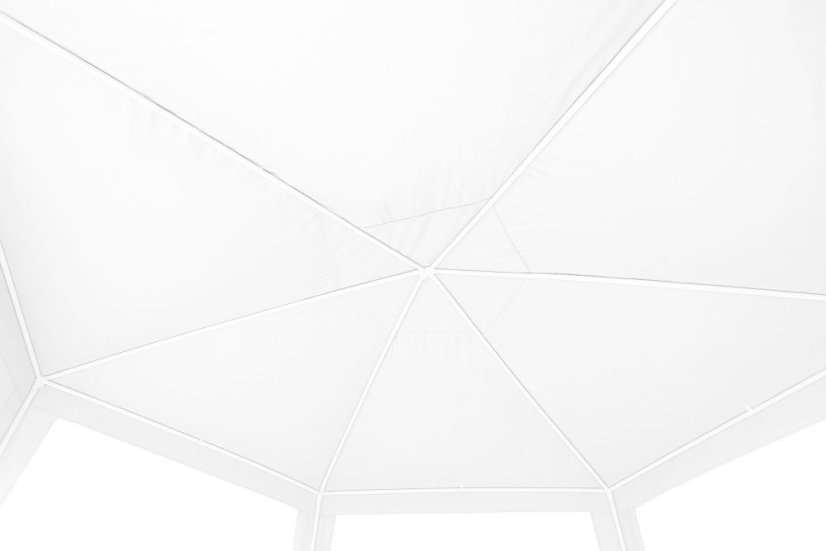 Záhradný pavilón 2x2 m s oknami biely (akce)