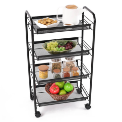 Servierwagen, schwarz, MYRIS