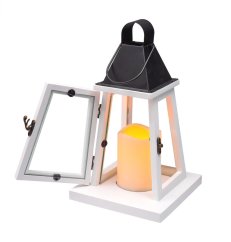 Lampas MagicHome LW8823, 17x17x33 cm, LED, 3xAAA, Holz