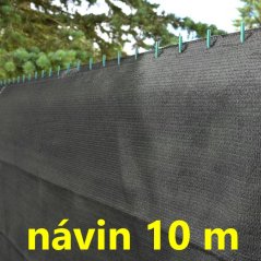 Sieť tieniaca antracit 2x10 m HDPE 230g/90% GARDENKUS KLC (akce)