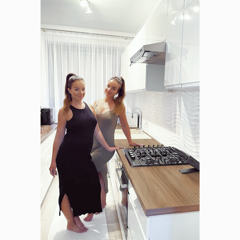 Oberschrank, Weiß/Weiß Extra Hochglanz, AURORA G60K