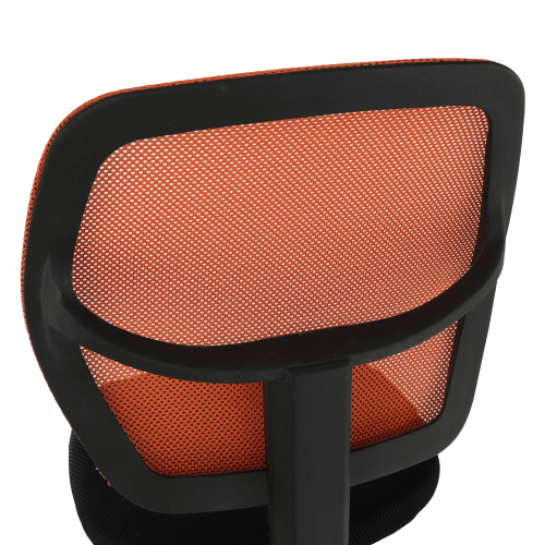 Krzesło obrotowe, pomarańczowy/czarny, MESH