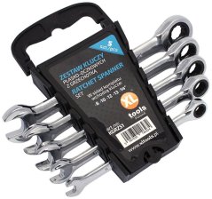 5-teiliger Ratschenschlüsselsatz, 8-14 mm, XL-TOOLS