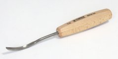 Ukrivljeno rezbarsko dleto, 4 mm, STANDARD LINE, NAREX