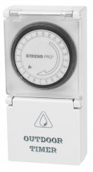 Timer Strend Pro, mechanikus kapcsoló aljzat, 230 V, max. 3680 W