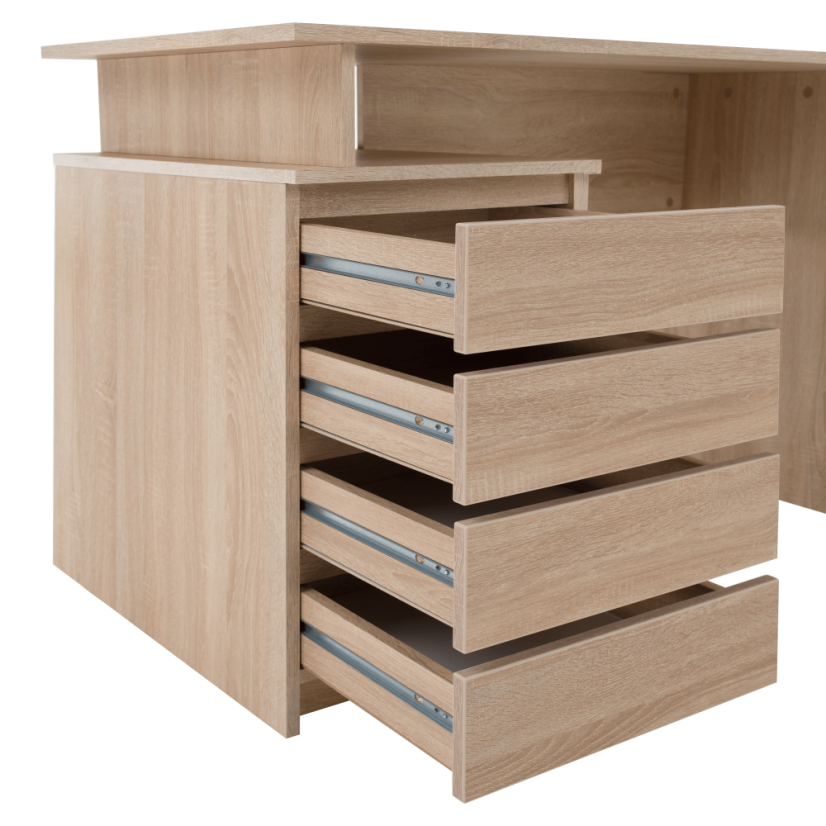 PC-Schreibtisch, Sonoma-Eiche, HANY NEU