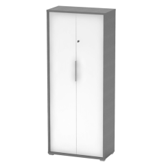 Schrank mit Schloss, Graphit/Weiß, RIOMA NEW TYPE 31