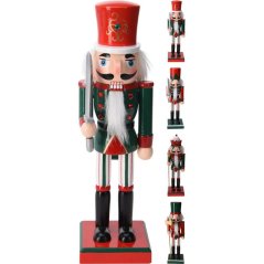 Spărgător de nuci/soldat figură 25 cm mix lemn