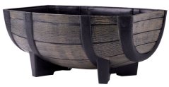 Teglica Strend Pro Woodeff, 29x41x19 cm, prirodna, bačva, efekt drveta (akce)