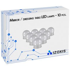 LED lámpák tükörhöz/ öltözőasztalhoz - 10 db (akció)
