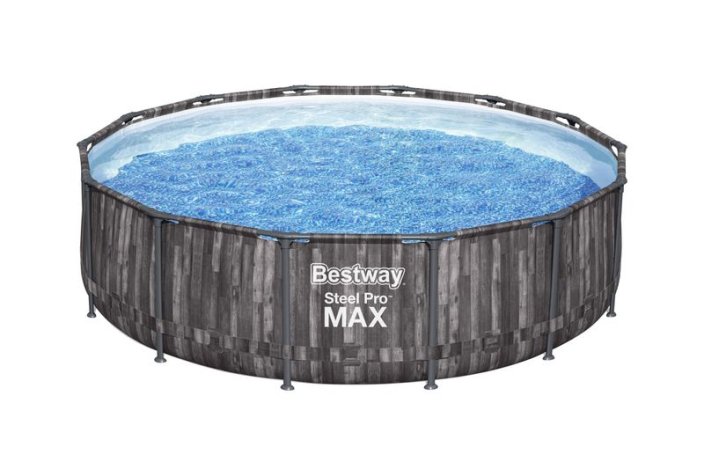 Basen Bestway® Steel Pro MAX, 5614Z, filtr, pompa, drabina, plandeka, 4,27mx 1,07m