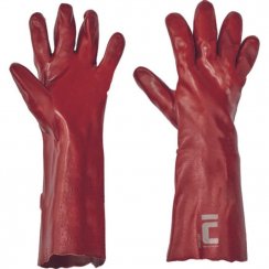 Handschuhe REDSTART 10/XL, 45 cm, PVC-Beschichtung
