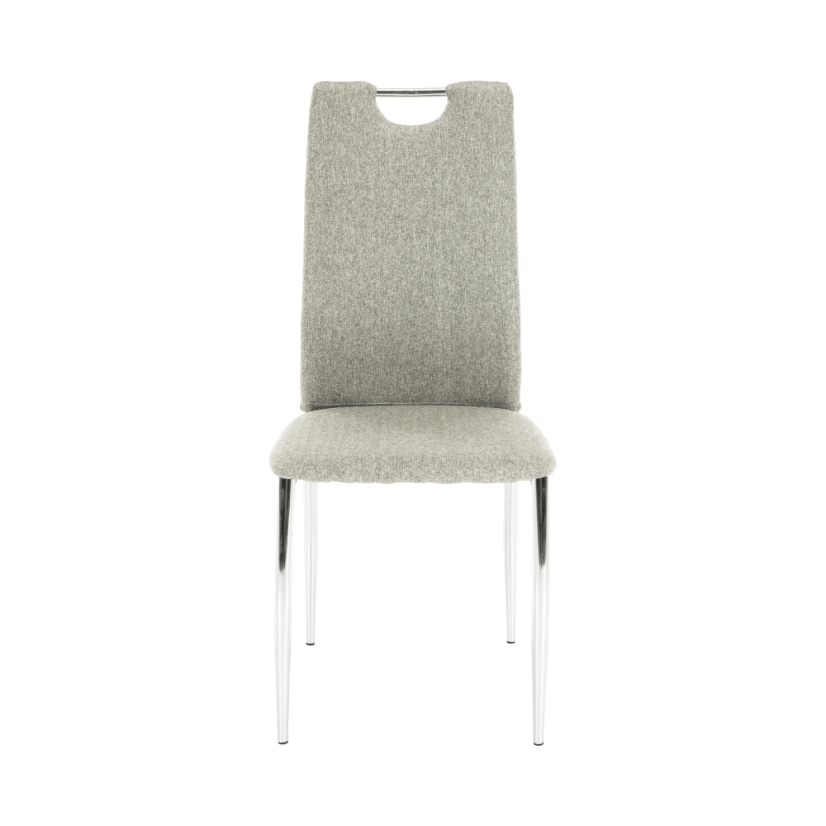 Esszimmerstuhl, Highlight Beige/Chrom, OLIVA NEU