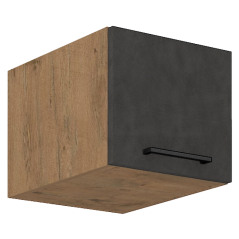 Oberschrank, Eiche Lancelot/Grau matt, VEGA 40 NAGU-36 1F