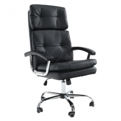 Krzesło biurowe, czarny, GILBERT