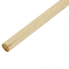 Kolík spoj. tyč drevo 8mm 100cm vrúbkovaná KLC