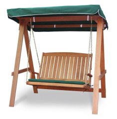 Holz-Gartenschaukel NIKOLA