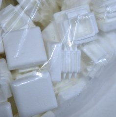 Dugó 30x30 mm hr 1,0-2,5 fehér