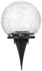 Strend Pro Garden Crackles lampa, solarna, LED, 10x19 cm