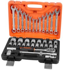 Strend Pro S237 Werkzeugset, 37-teilig, im Koffer, 1/2";