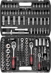 Strend Pro Werkzeugset, 172 Werkstatt, Köpfe, Bits, Ratsche, im Koffer