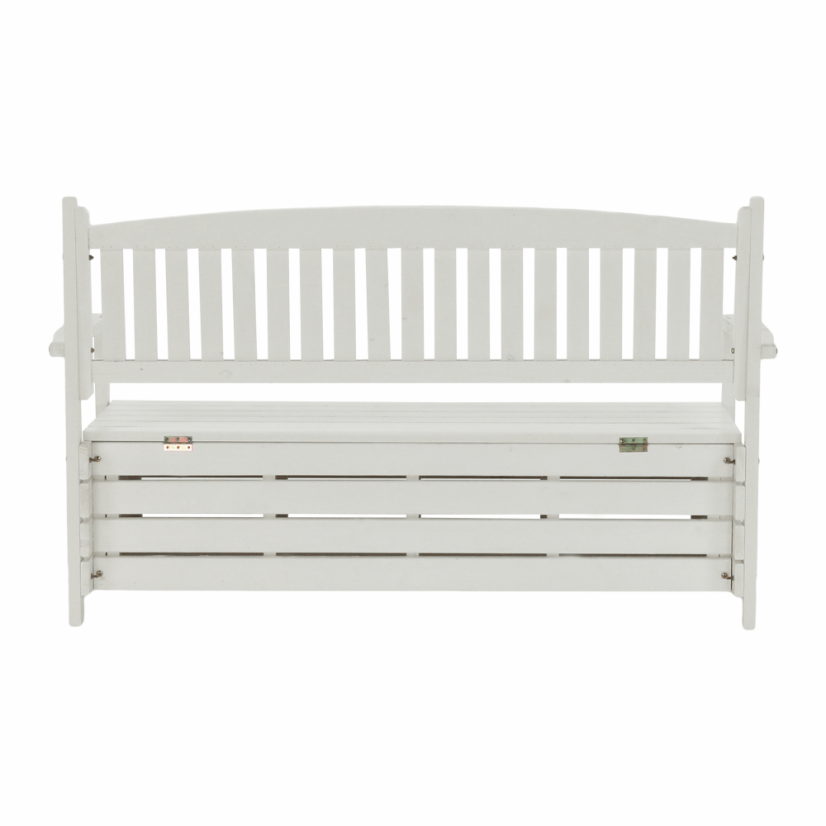 Kerti pad, fehér, 150 cm, AMULA (különleges ajánlat)