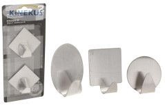 Samoljepljiva kuka od nehrđajućeg čelika, 2 d seta veća