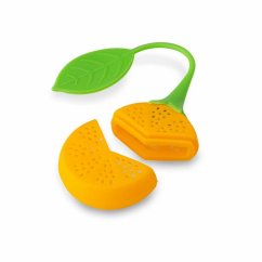 Farbige Silikon-Teekanne in Form einer Frucht