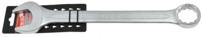 Kľúč očkoplochý chróm-vanadium, satinovaný 38 x 38 mm, TVARDY