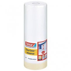 Folie tesa® Pro Easy Cover® Universal, mit Klebeband, 2600 mm, L-17 m, transparent