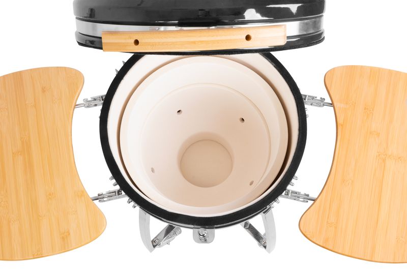 Grill Strend Pro Kamado Egg 21";, Durchmesser 46,7 cm, Grillhöhe 91 cm, schwarz, 130x73x122 cm
