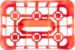 Korb ICS M32206, Flaschenkorb, tragbare Kiste mit Griff für 6 Flaschen