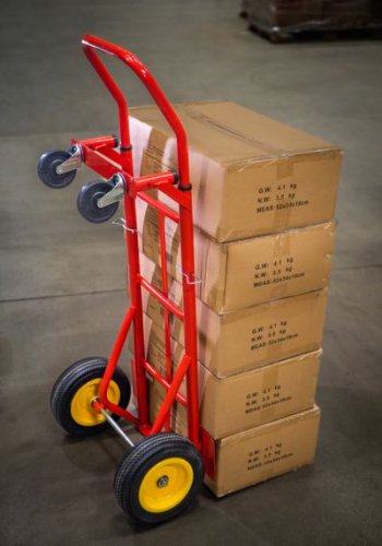 Taczka Strend Pro, wózek transportowy 2w1, taczka do transportu, wózek ręczny na torby, składany