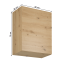 Oberschrank, Artistic Oak, universal, LANGEN G60