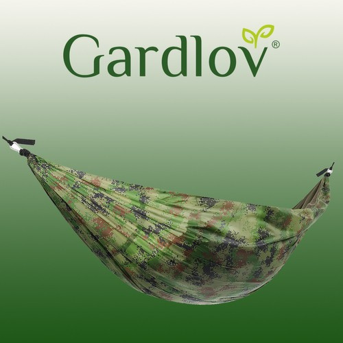 Hamak kempingowy Santiago Army 260x140cm (akce)