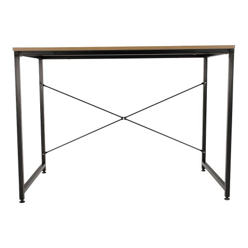 Schreibtisch, Eiche/Schwarz, 100x60 cm, MELLORA