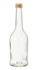Butelka na alkohol szklana 500ml NAPOLEON z nakrętką