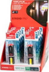 Lanternă Strend Pro Lanternă, COB LED 120 lm, 35x35x132mm, încărcare USB, Sellbox 10 buc