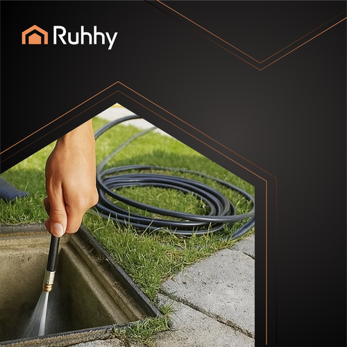 Crijevo za čišćenje cijevi s adapterom 20 m Ruhhy 26133 (akce)