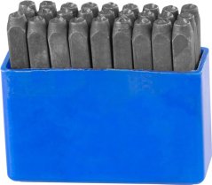 Marke abeceda HR59103 03 mm, slovo, 27 kom