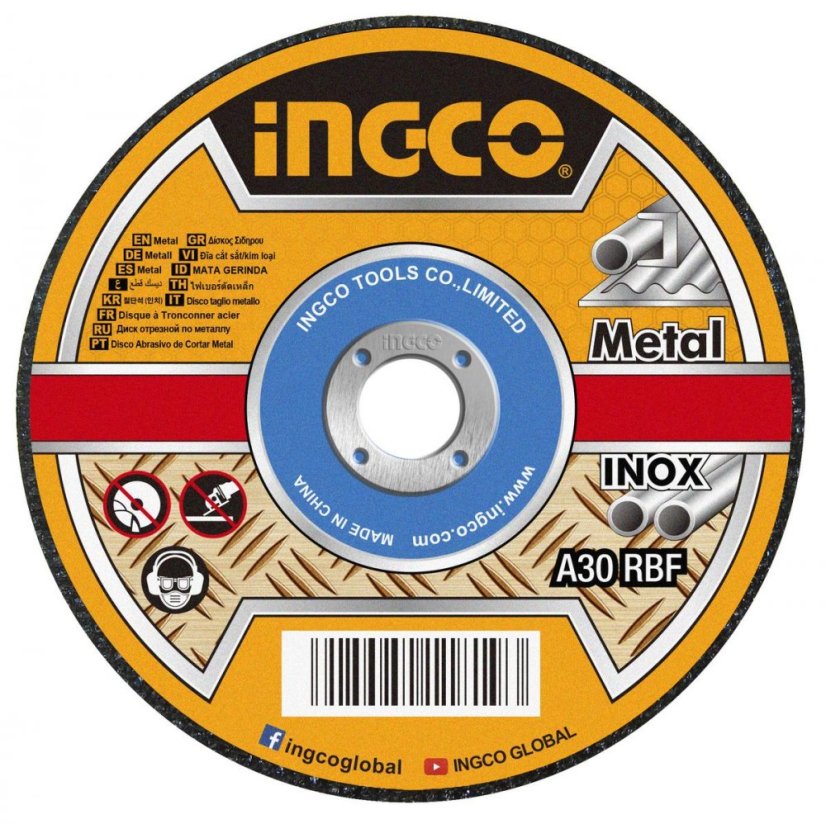 Rezna ploča za metal 125x1,2x22,2mm INGCO KLC