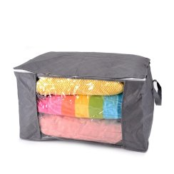 Box úložný z netkanej textílie s okienkom SKVELER 50x36x21cm