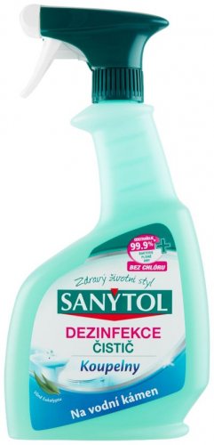 Sanytol dezinfekcijsko čistilo za kopalnico evkaliptus 500 ml